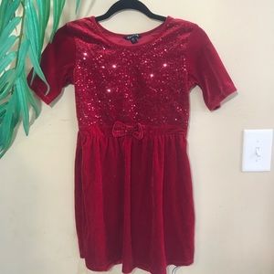 Red girls dress 10/12